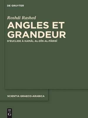 cover image of Angles et Grandeur